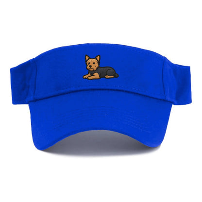 Yorkshire Terrier - Blue and tan relaxed Visor - Blue
