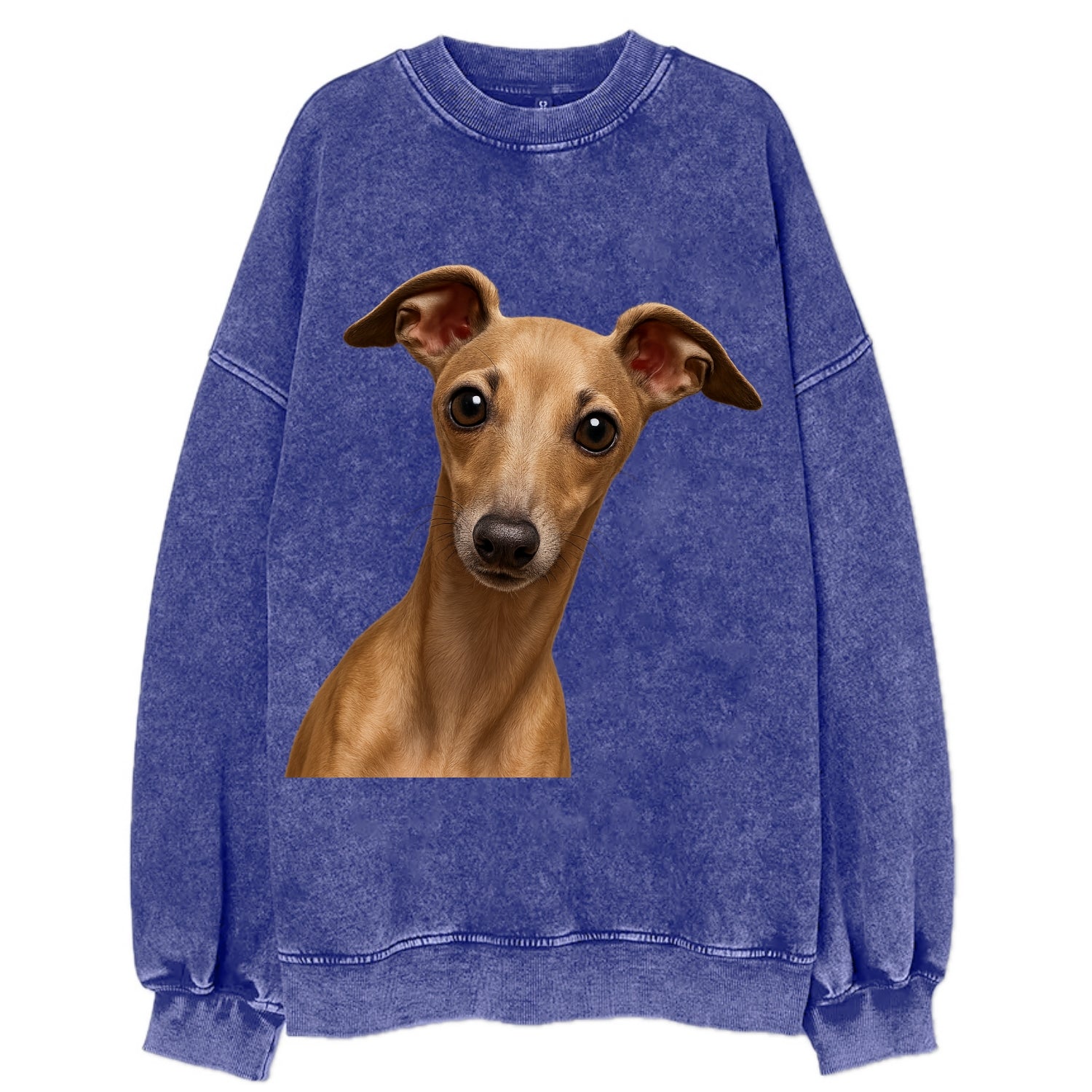Italian Greyhound  - Vintage Sweatshirt - Blue