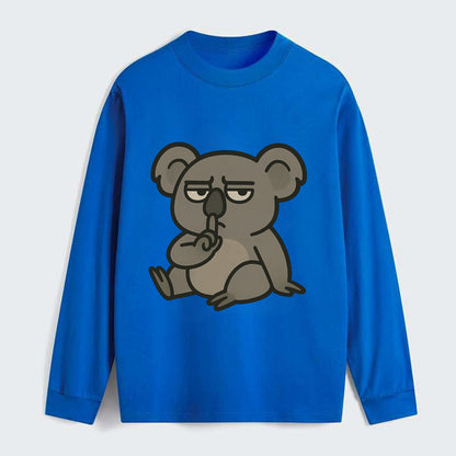 The Koala Judging - Classic Long Sleeve Shirt - Blue