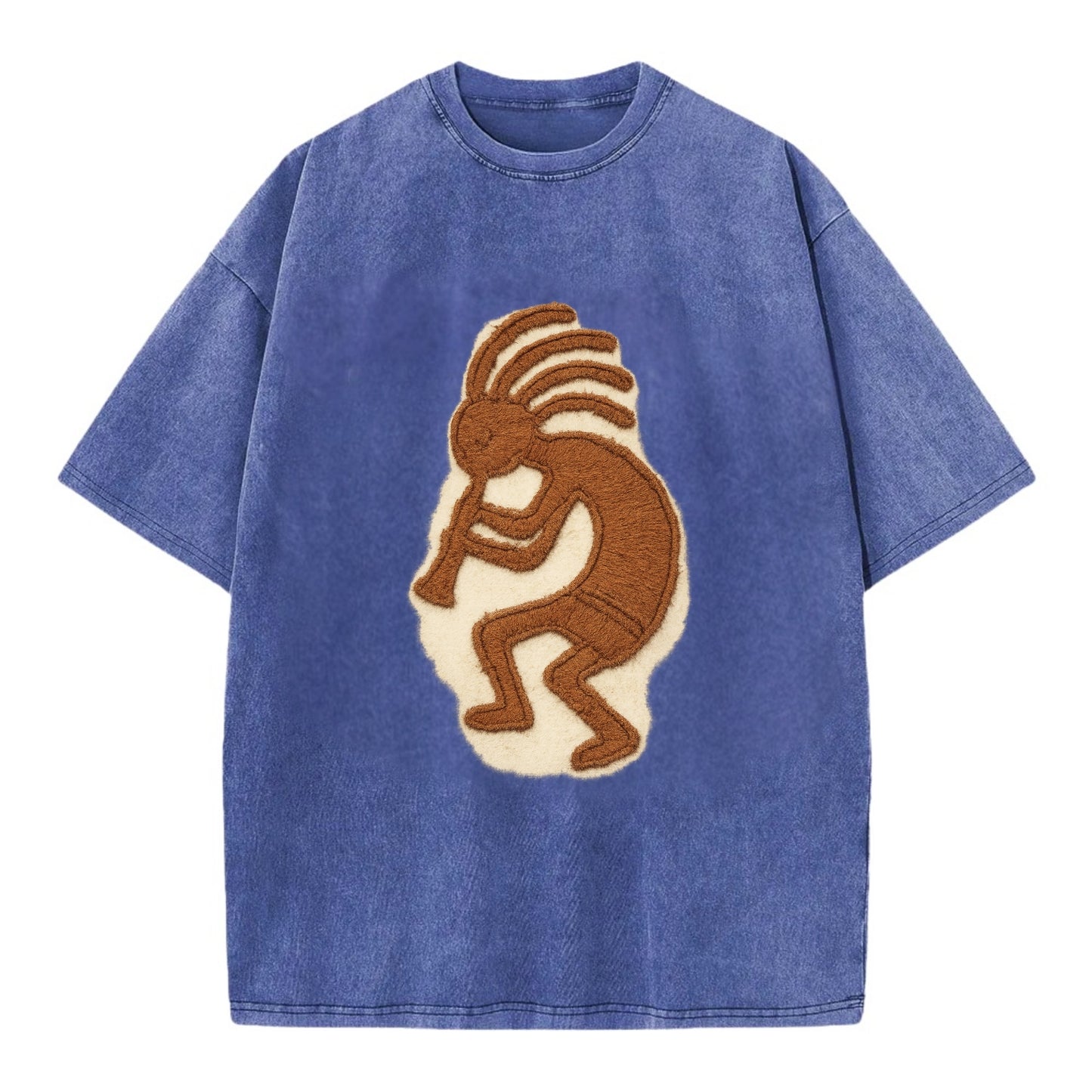 Kokopelli  - Vintage T-shirt - Blue
