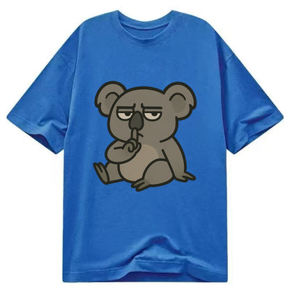 The Koala Judging - Classic T-shirt - Blue