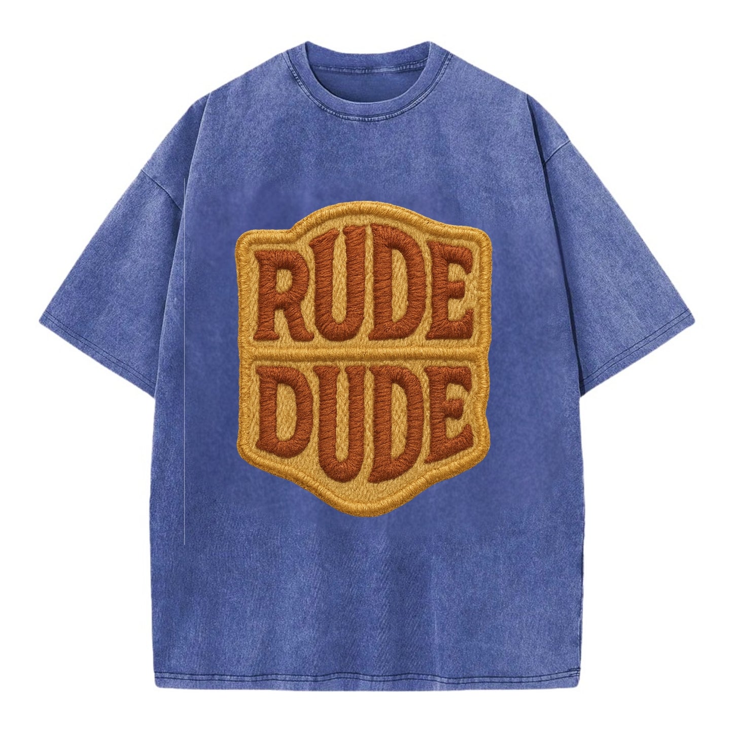 RUDE;DUDE ENERGY Surf Green Trucker - Vintage T-shirt - Blue