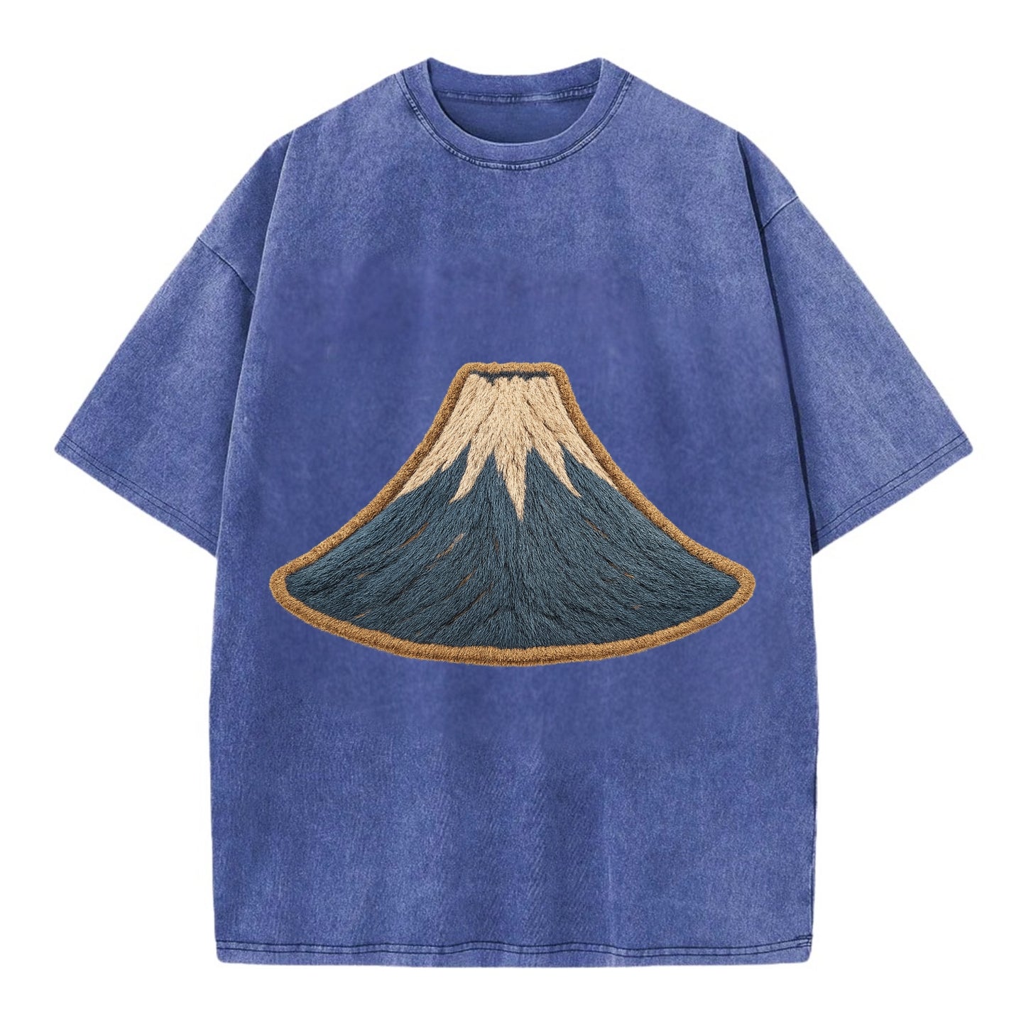Sacred Mountain  - Vintage T-shirt - Blue