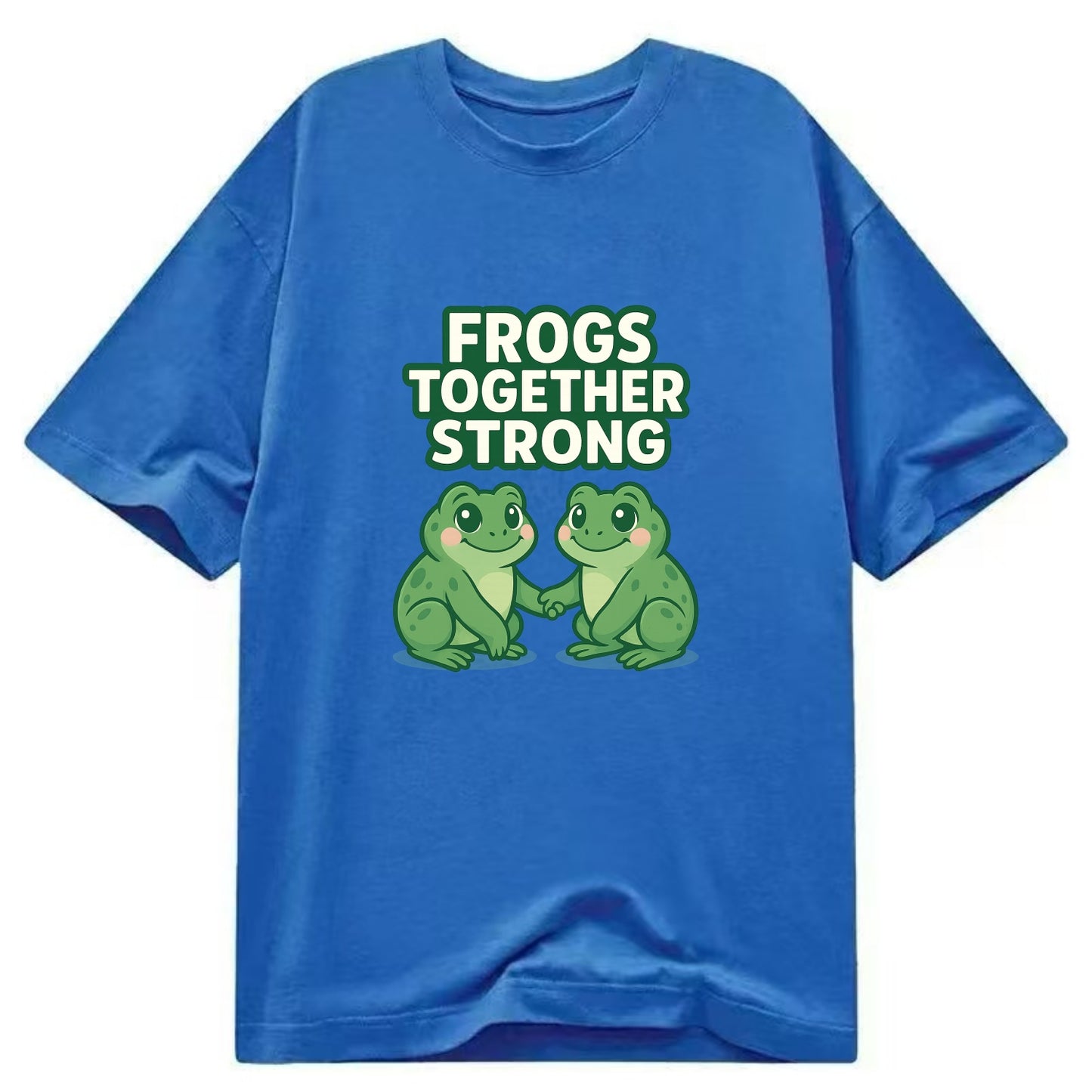 Frogs Together Strong 2 - Classic T-shirt - Blue