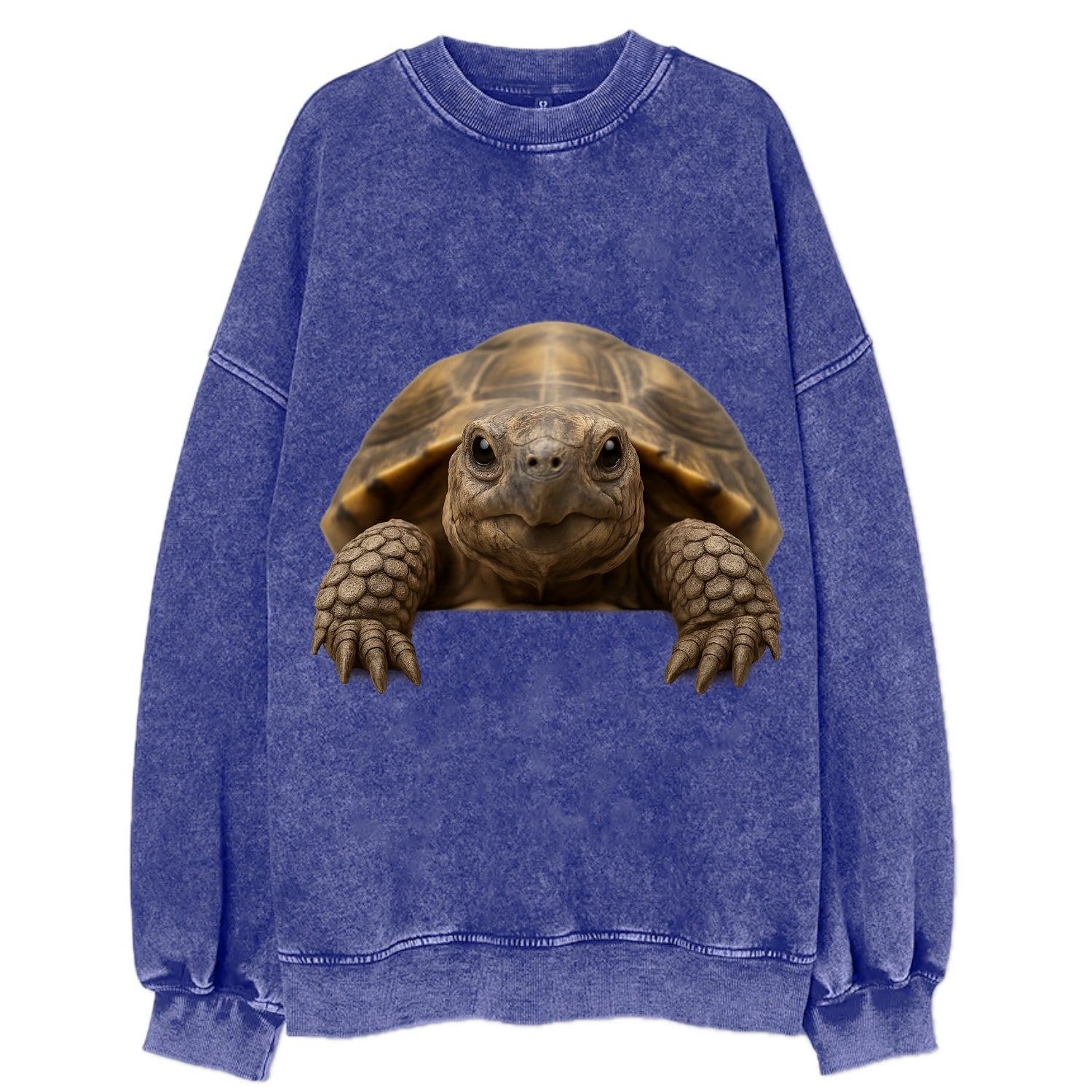 Tortoise  - Vintage Sweatshirt - Blue
