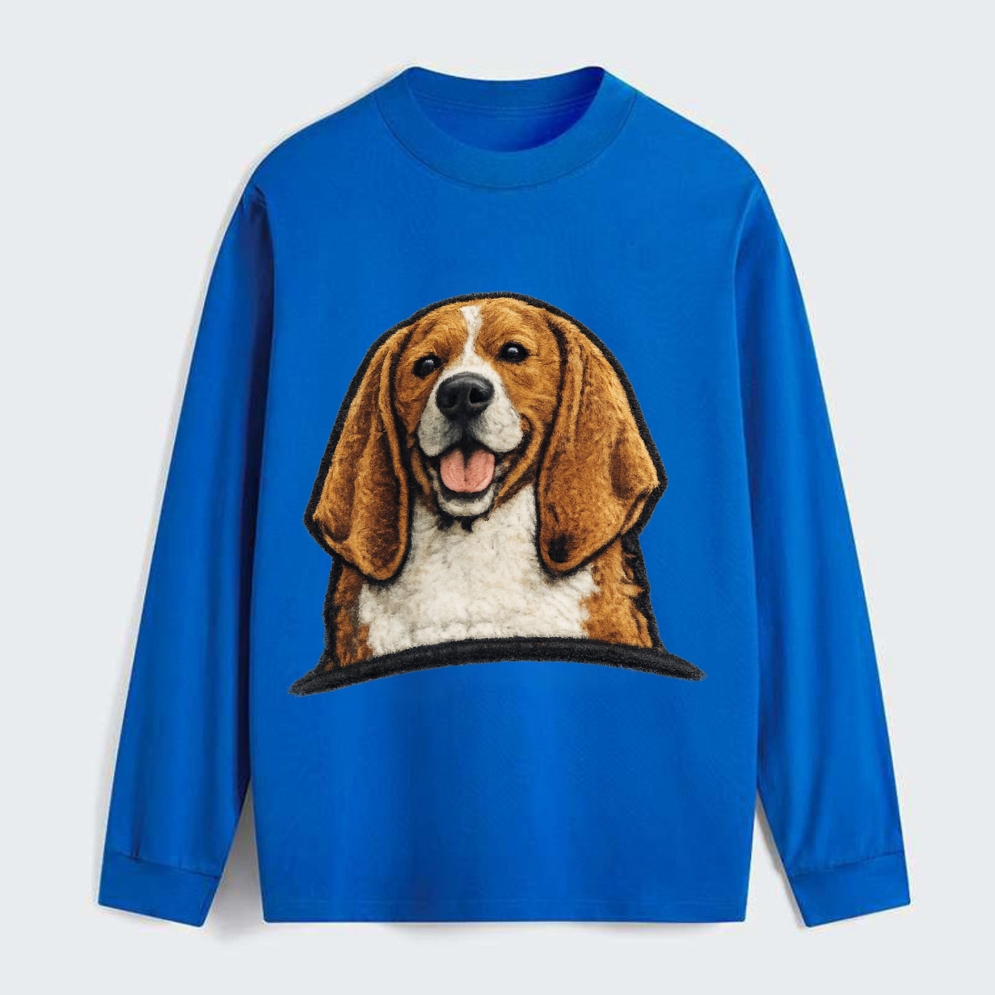 Buddy Beagle - Classic Long Sleeve Shirt - Blue