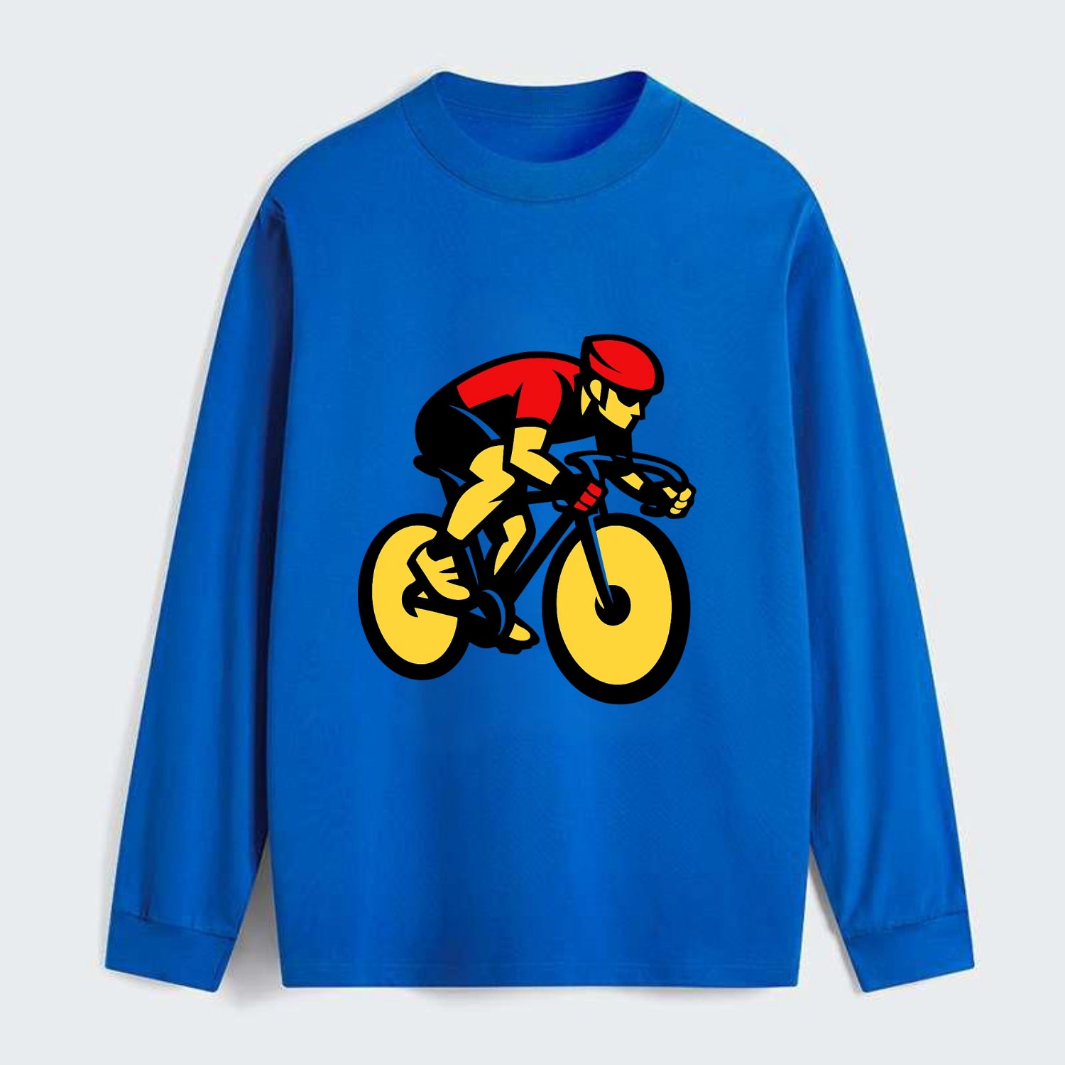 Speed Demon Cyclist - Classic Long Sleeve Shirt - Blue