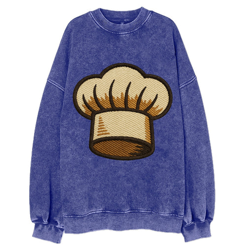 Chef Hat  - Vintage Sweatshirt