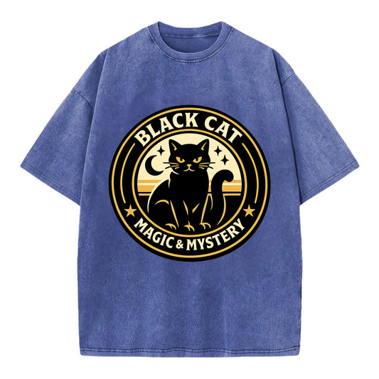 Midnight Prowler Emblem - Vintage T-shirt - Blue