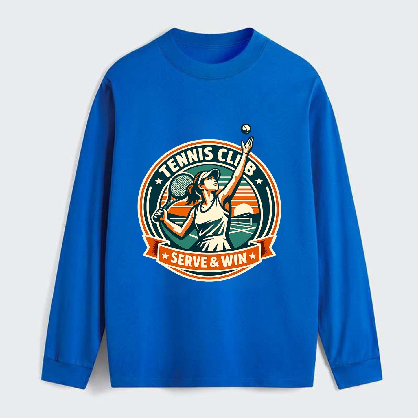 Ace of the Court - Classic Long Sleeve Shirt - Blue