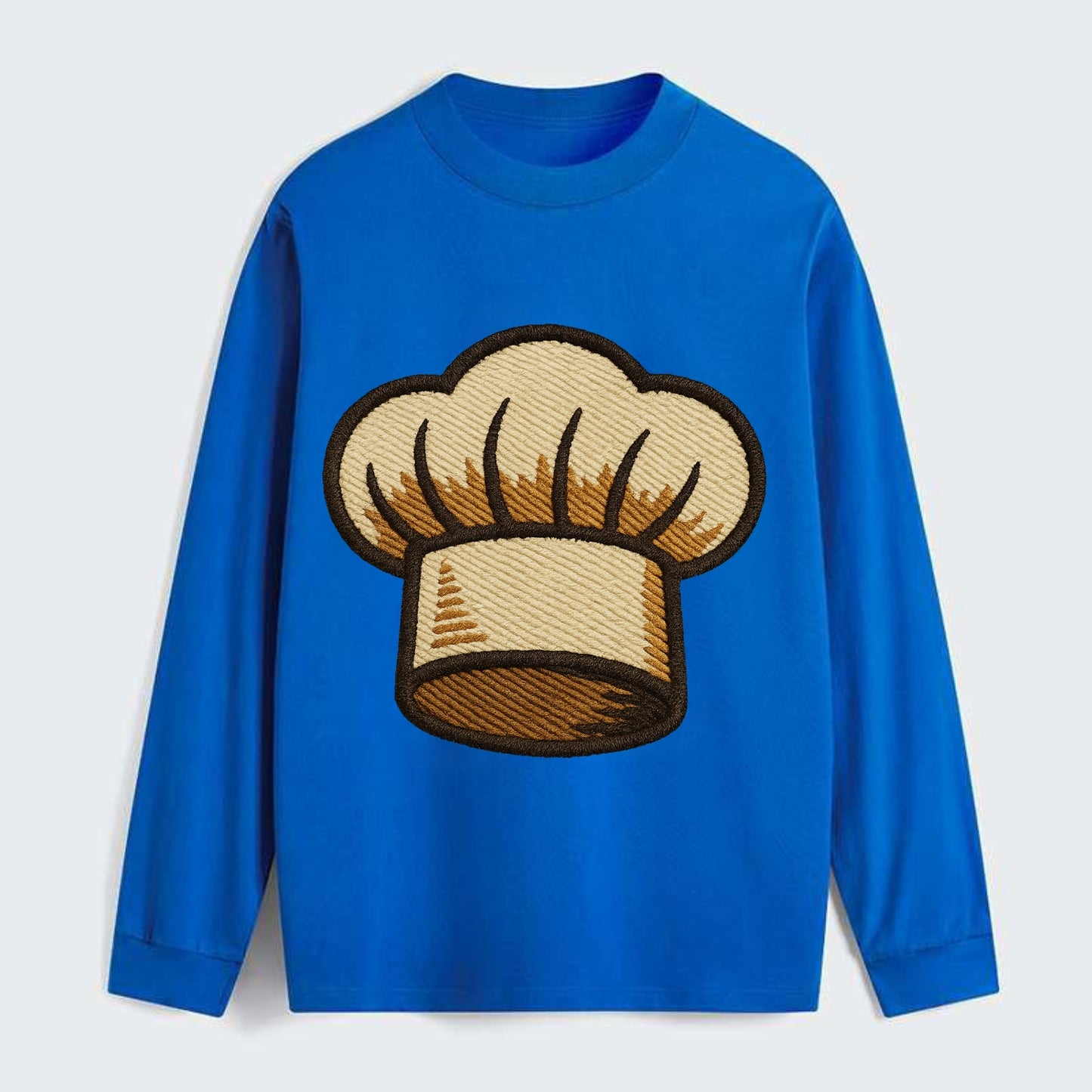 Chef Hat  - Classic Long Sleeve Shirt - Blue