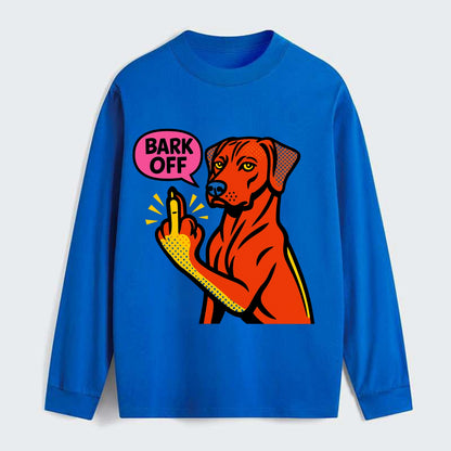 Rhodesian Ridgeback with distinctive ridge on back, athletic muscular - Classic Long Sleeve Shirt - Blue