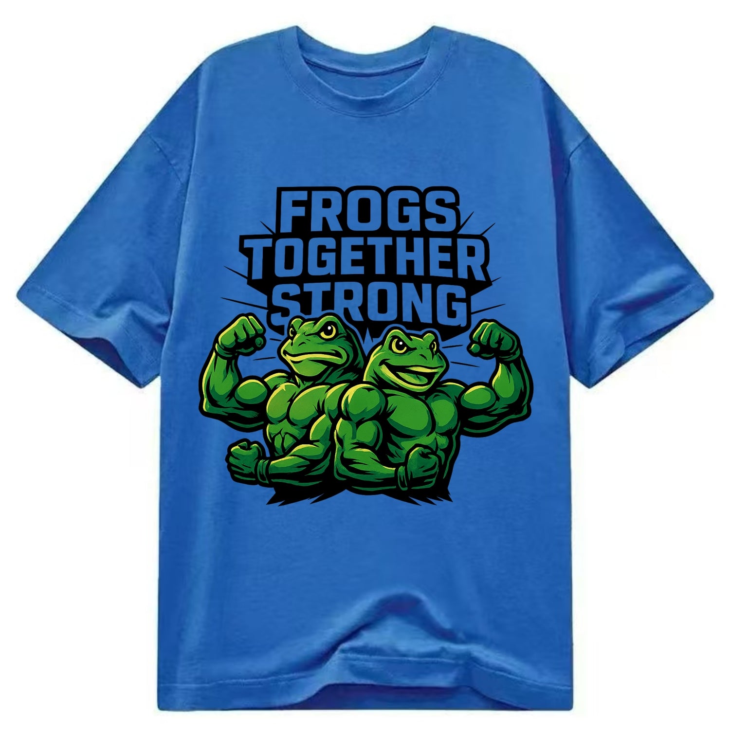 Frogs Together Strong - Classic T-shirt - Blue