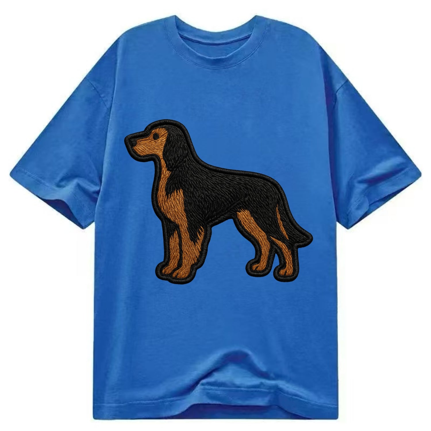 Gordon Setter - Modern setter silhouette - Classic T-shirt - Blue