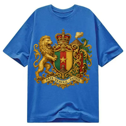 Cameroon Royal Logo  - Classic T-shirt - Blue