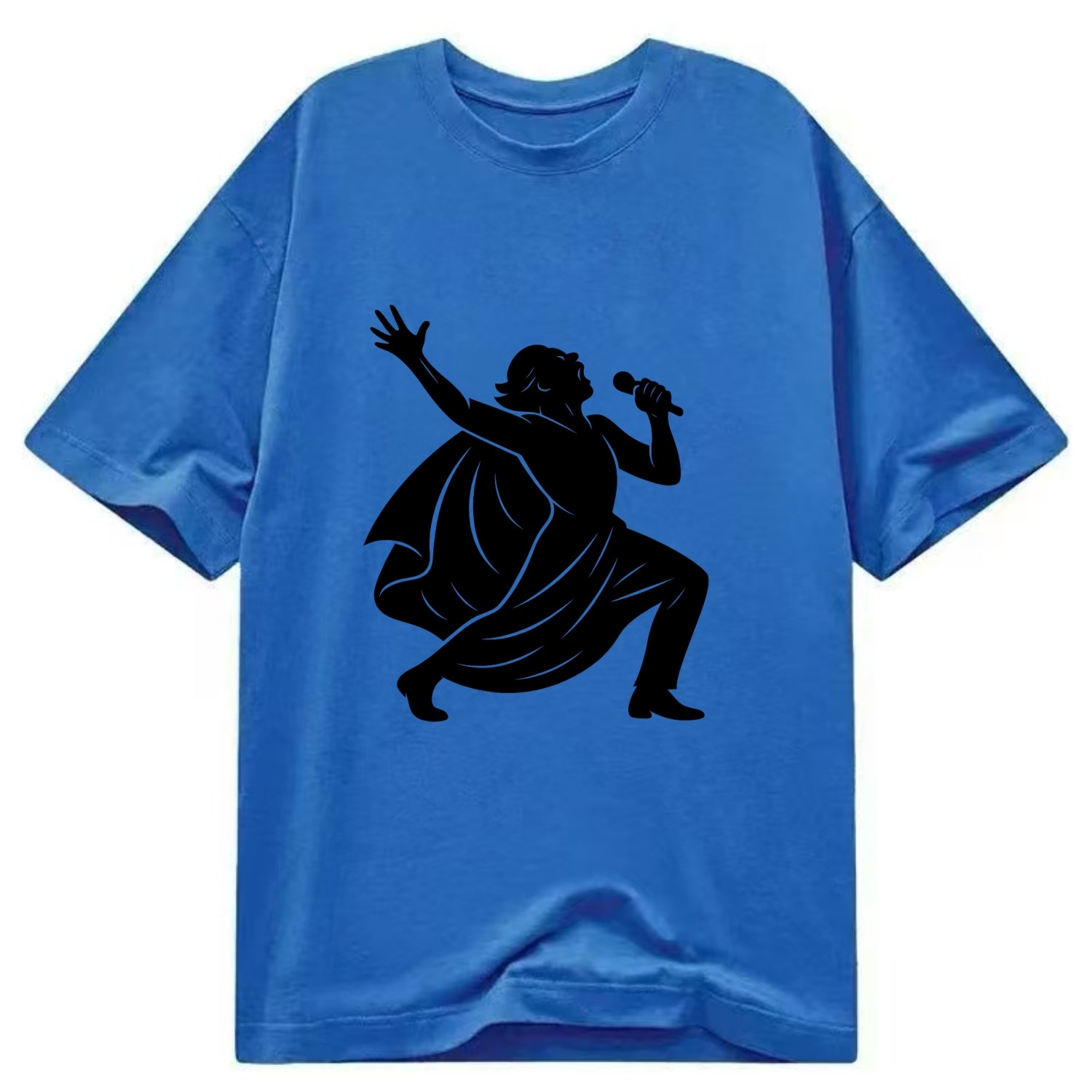 Opera singer powerful finale - Classic T-shirt - Blue