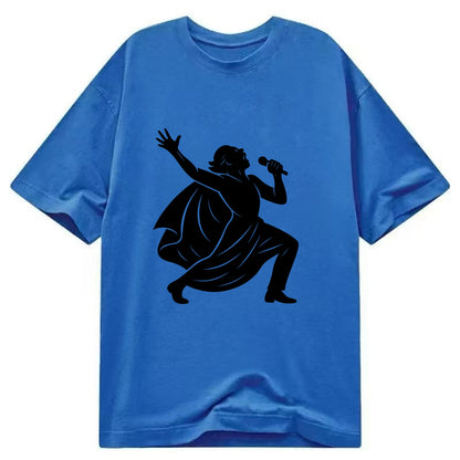 Opera singer powerful finale - Classic T-shirt - Blue