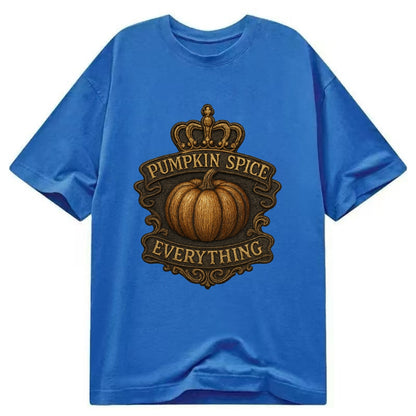 Pumpkin Spice Everything  - Classic T-shirt - Blue