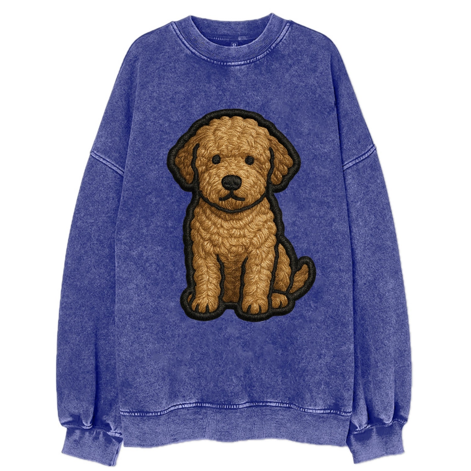 Lagotto Romagnolo - Modern truffle hunte - Vintage Sweatshirt - Blue
