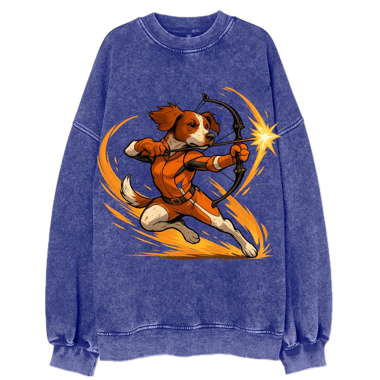 Brittany Hawkeye  - Vintage Sweatshirt - Blue