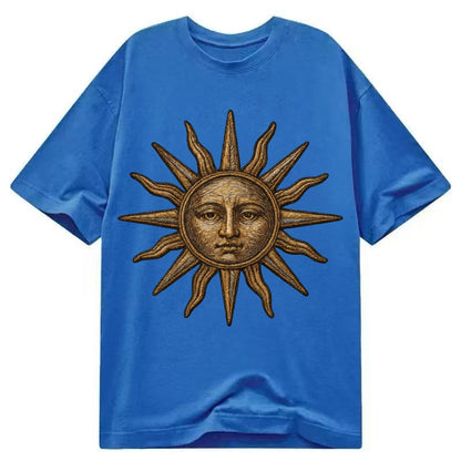 Sun Rays  - Classic T-shirt - Blue