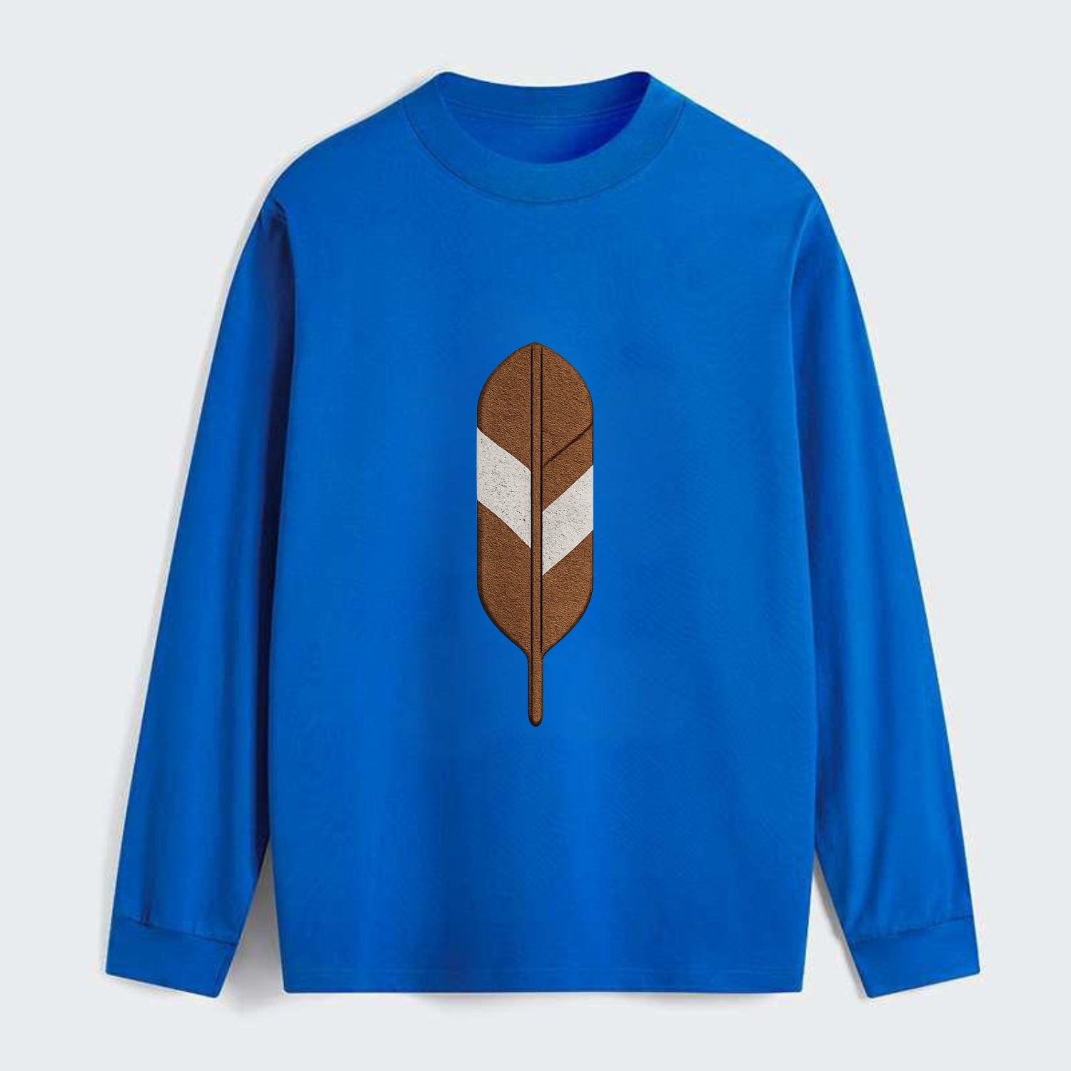 Eagle Feather  - Classic Long Sleeve Shirt - Blue