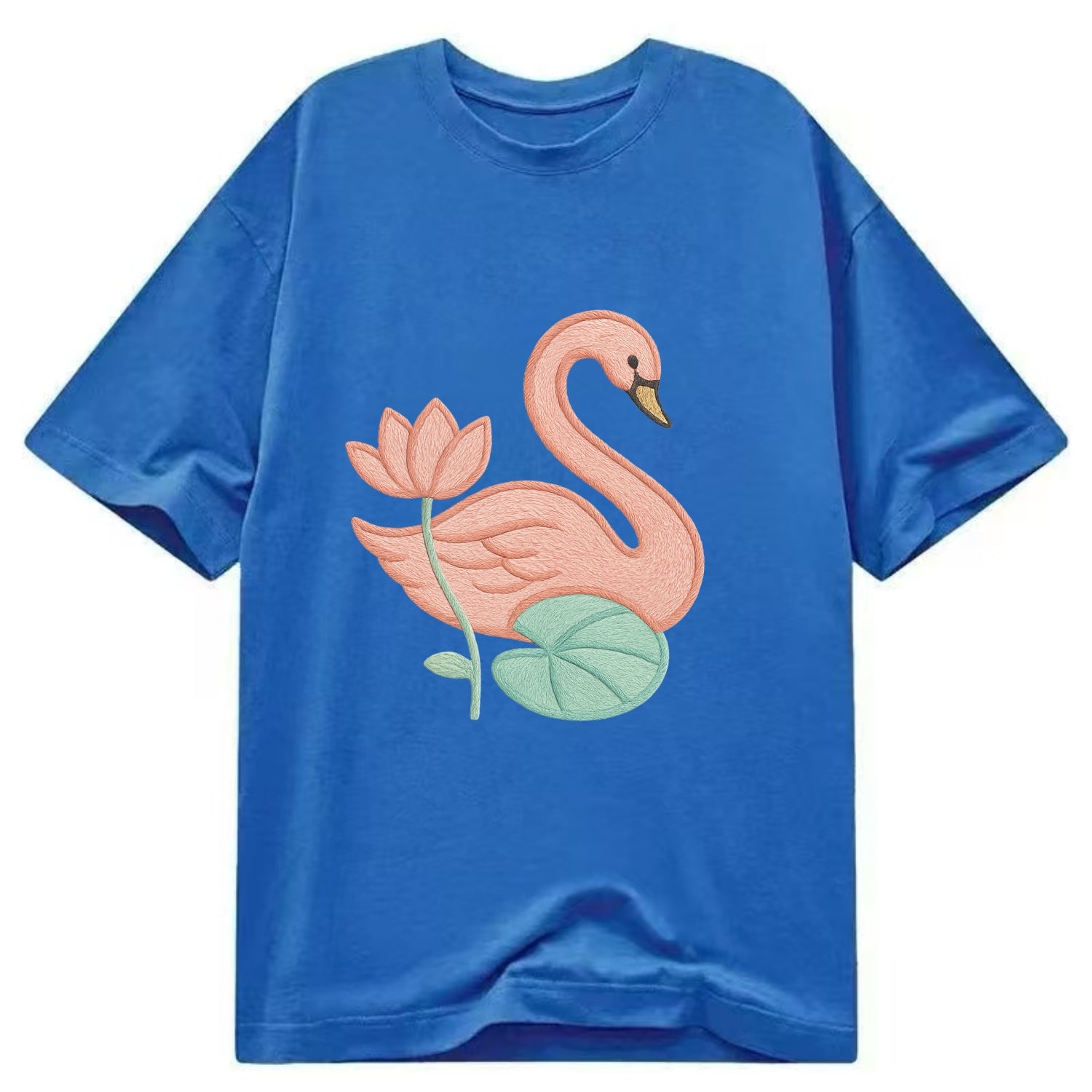 Coral Swan - Classic T-shirt - Blue