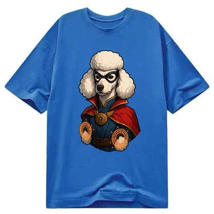 Poodle Doctor Strange  - Classic T-shirt - Blue