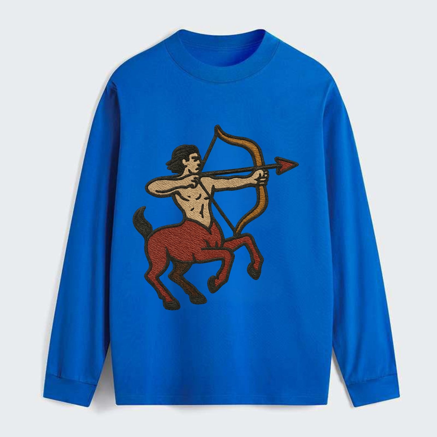 Sagittarius Arrow  - Classic Long Sleeve Shirt - Blue