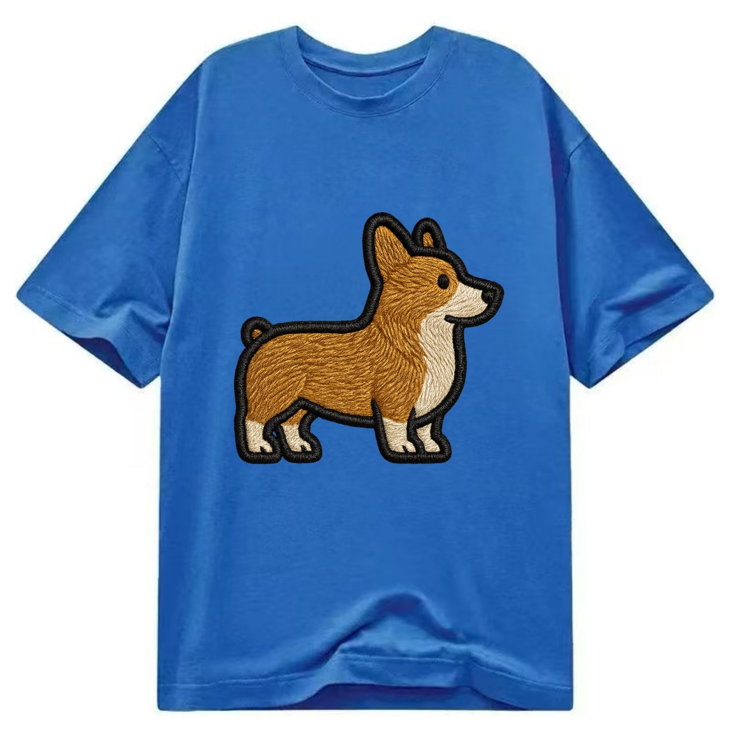 Pembroke Welsh Corgi - Trendy minimal sh - Classic T-shirt - Blue