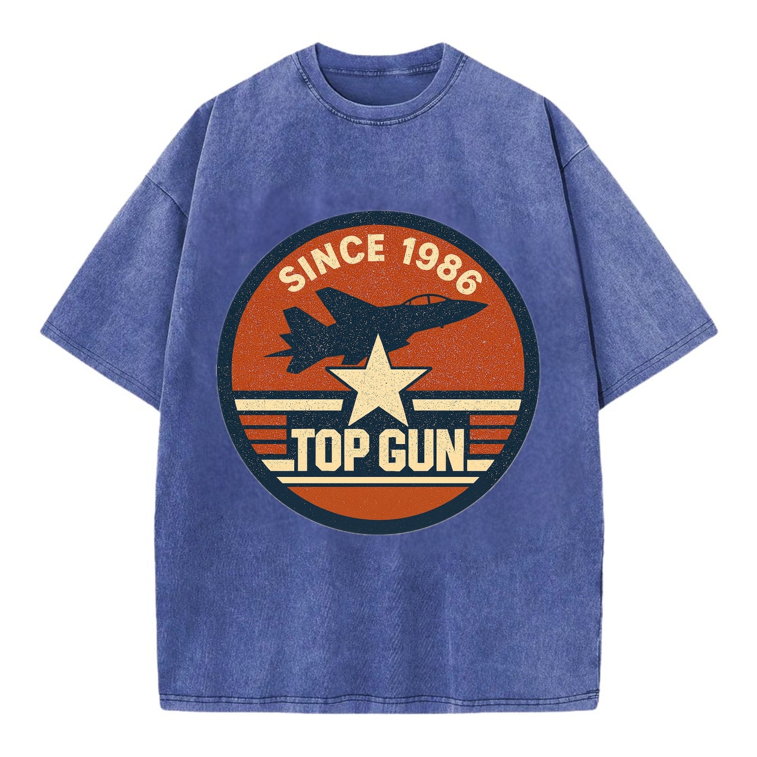 Top Gun Since 1986 - Vintage T-shirt - Blue