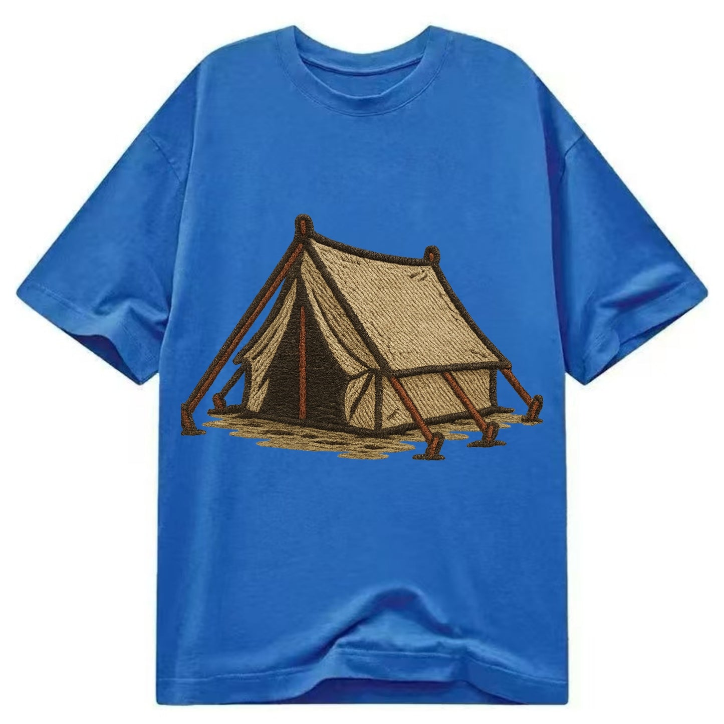 Camping Tent  - Classic T-shirt - Blue