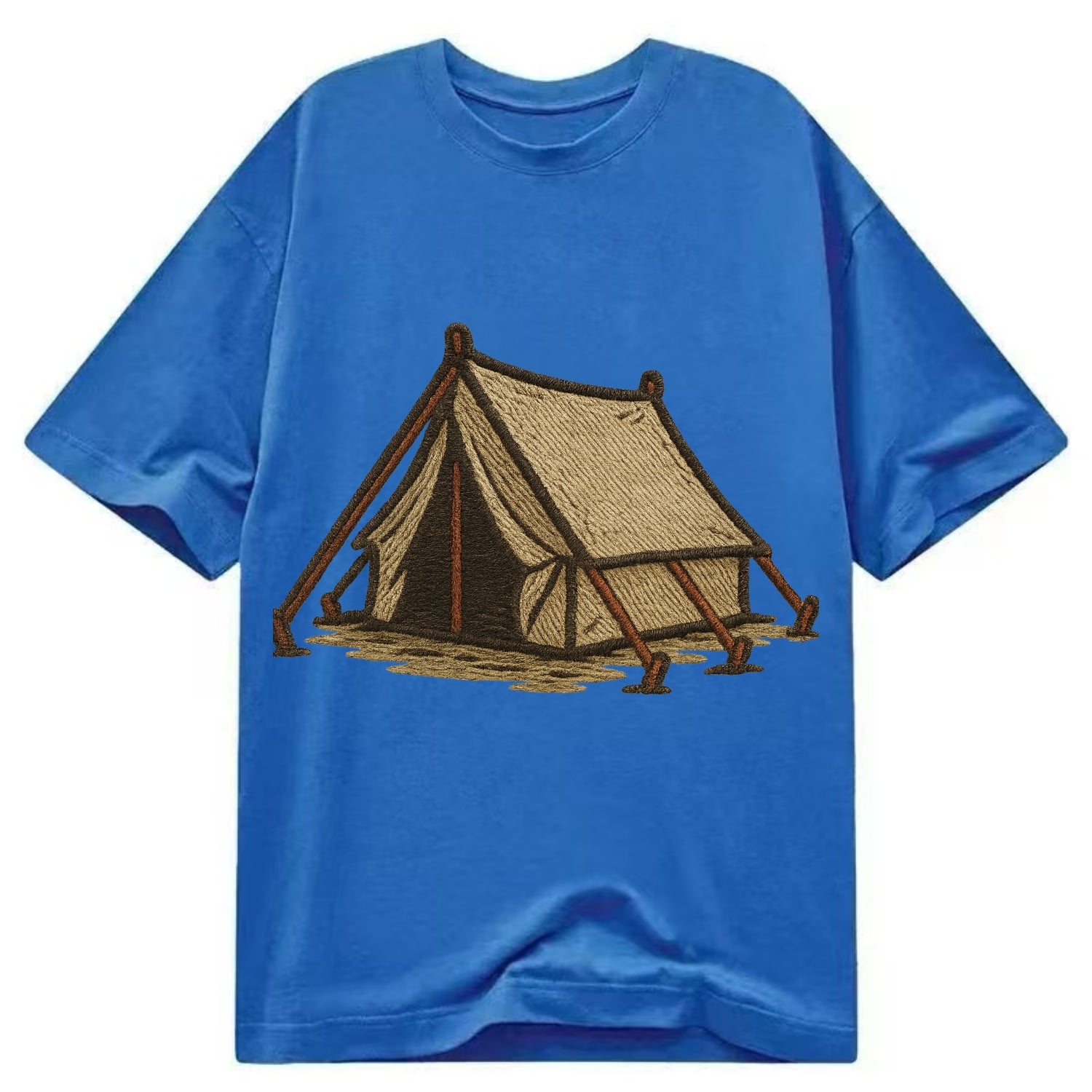 Camping Tent  - Classic T-shirt - Blue