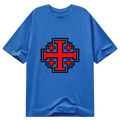 Heritage of Faith - Classic T-shirt - Blue