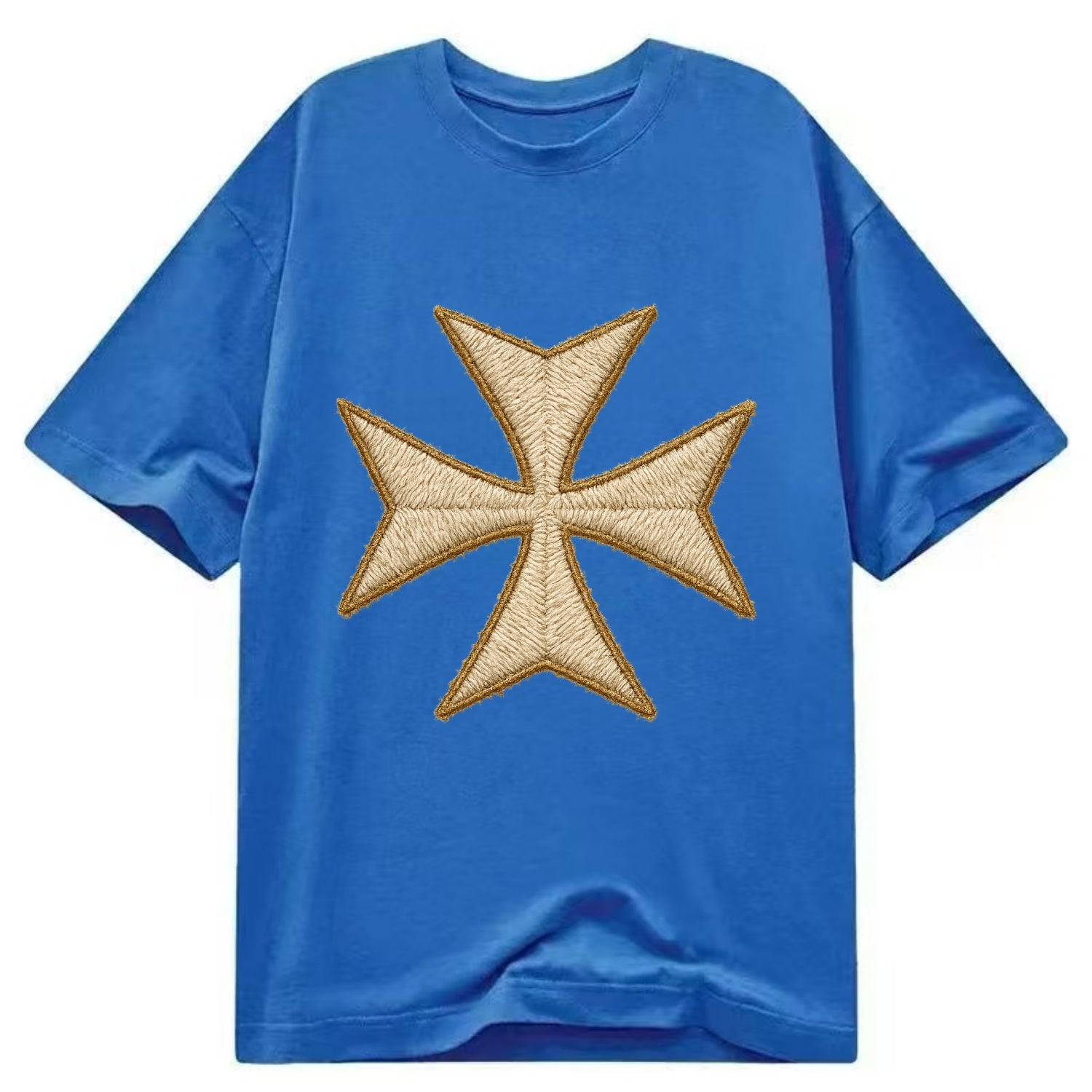Hospitaller Cross  - Classic T-shirt - Blue