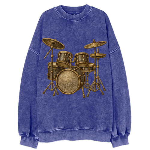 Drum Kit  - Vintage Sweatshirt