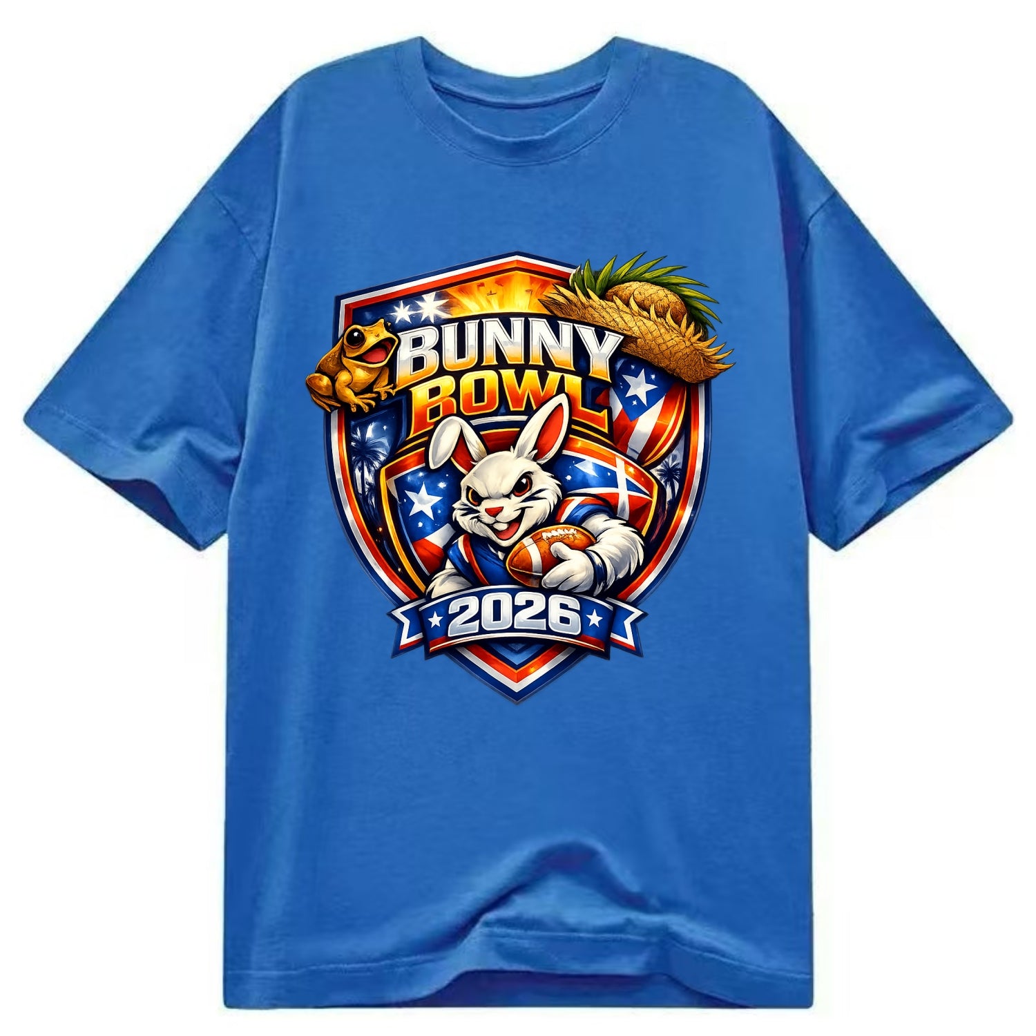 Bunny Bowl 2026 - Classic T-shirt - Blue