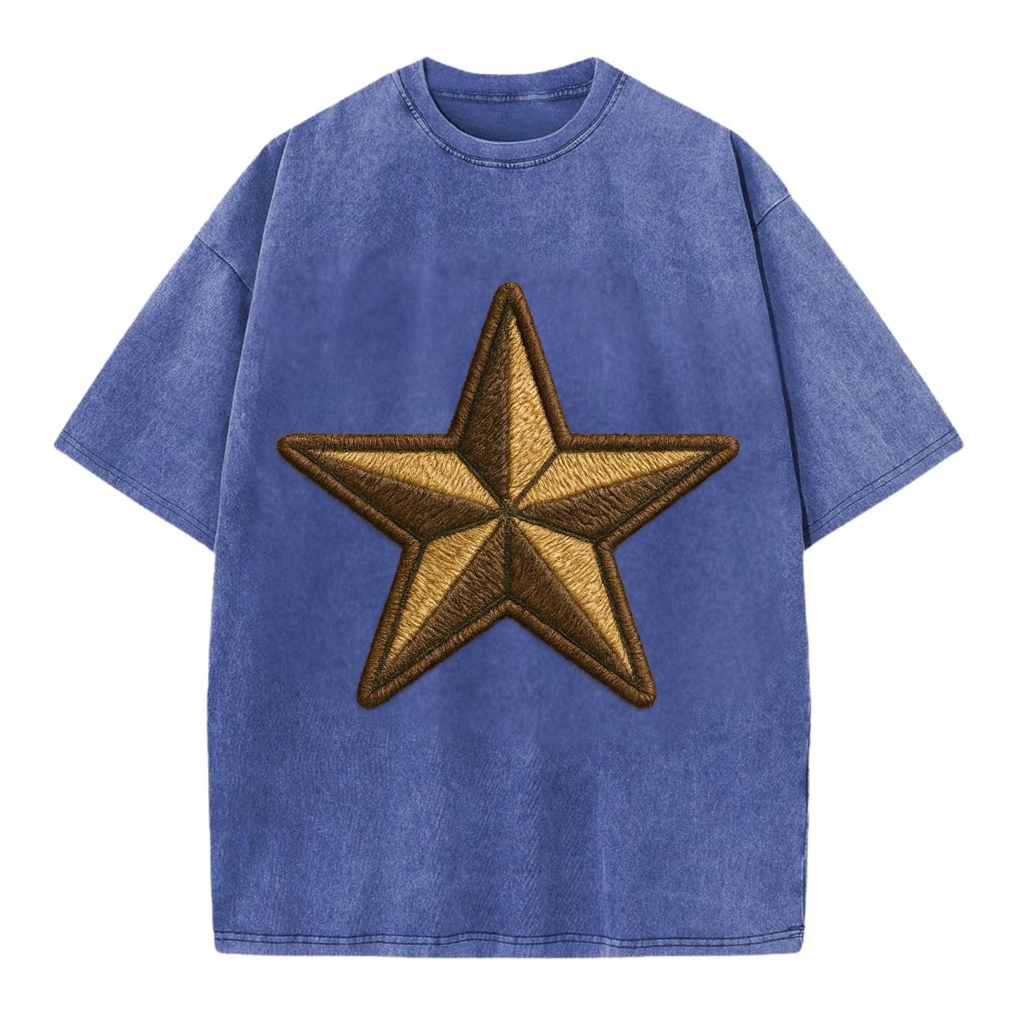 Star  - Vintage T-shirt - Blue