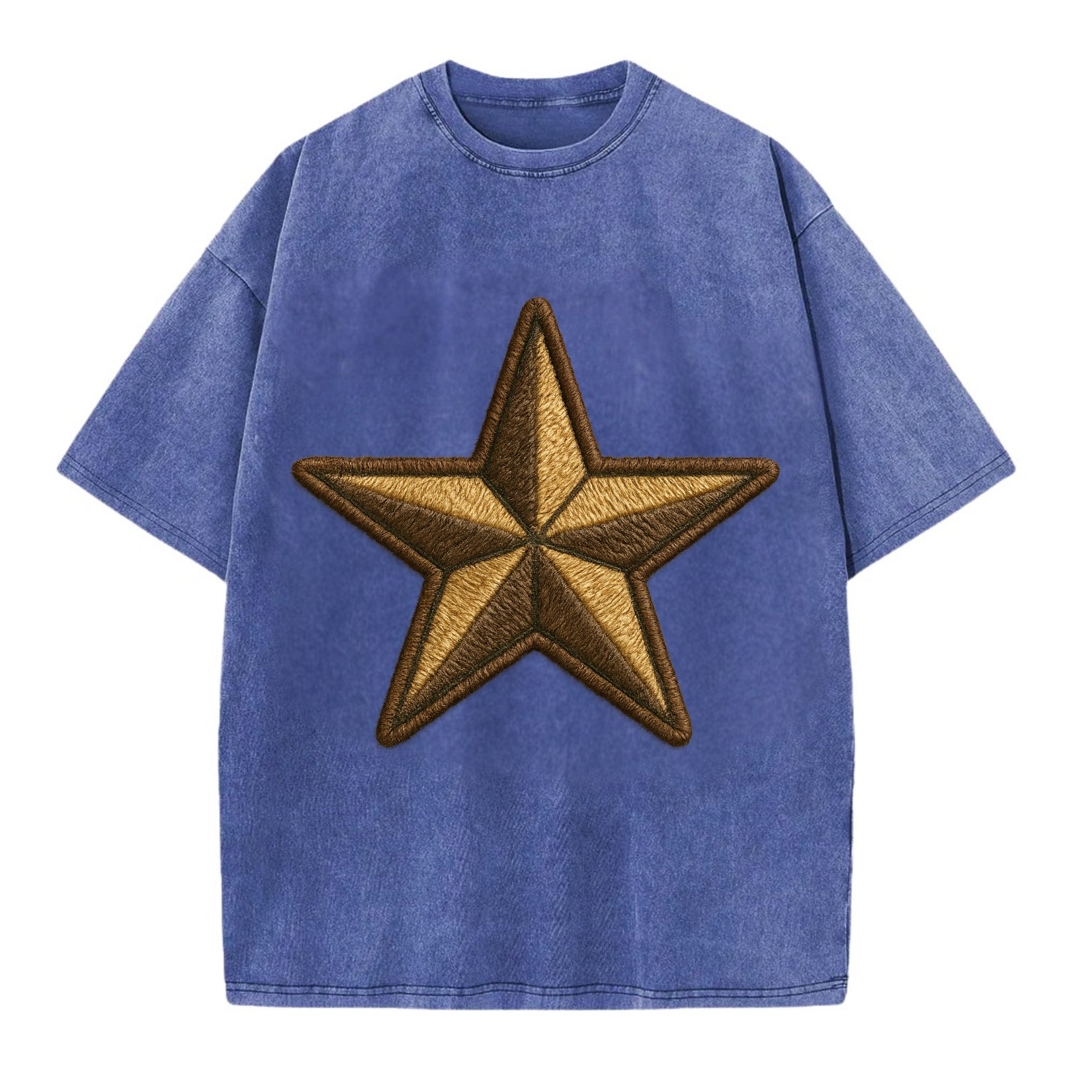 Star  - Vintage T-shirt - Blue