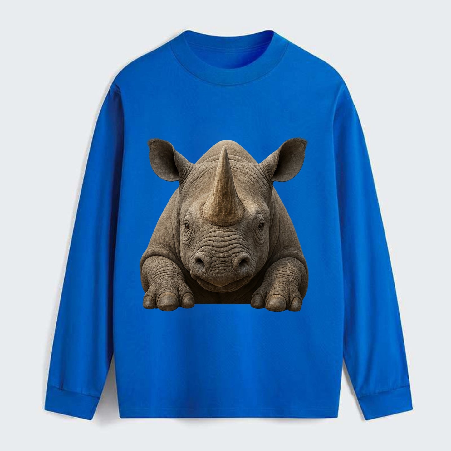 Rhinoceros  - Classic Long Sleeve Shirt - Blue