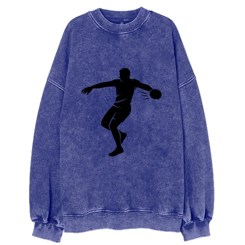 Discus thrower spinning release - Vintage Sweatshirt