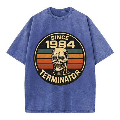 Terminator - Vintage T-shirt - Blue