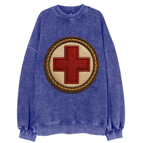 Medical Cross  - Vintage Sweatshirt