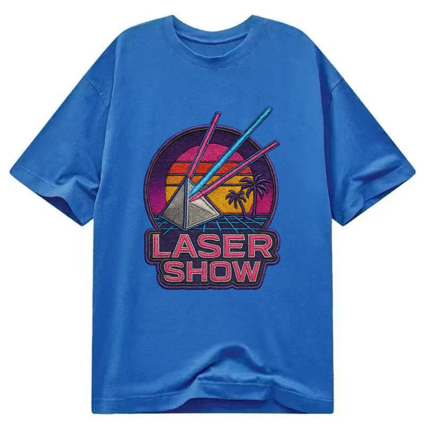 Laser Show - Classic T-shirt - Blue
