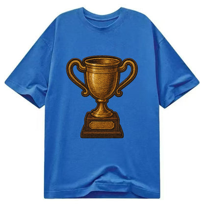 Trophy Cup  - Classic T-shirt - Blue