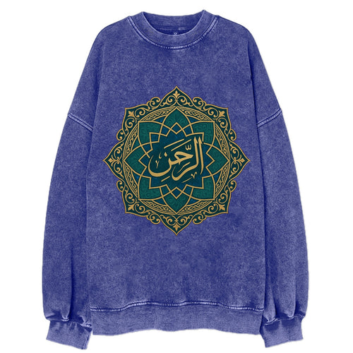 Ar-Rahman Geometric - Vintage Sweatshirt