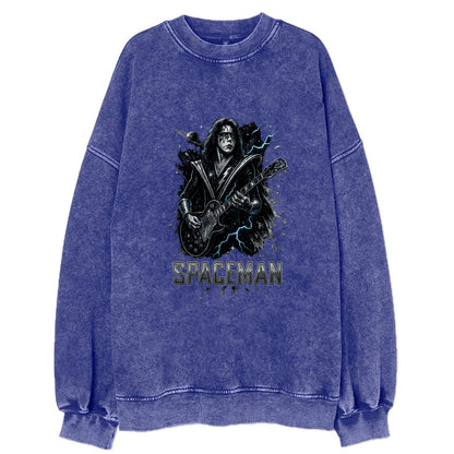 Silver Splash - Vintage Sweatshirt - Blue