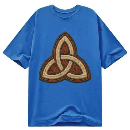 Trinity Knot  - Classic T-shirt - Blue