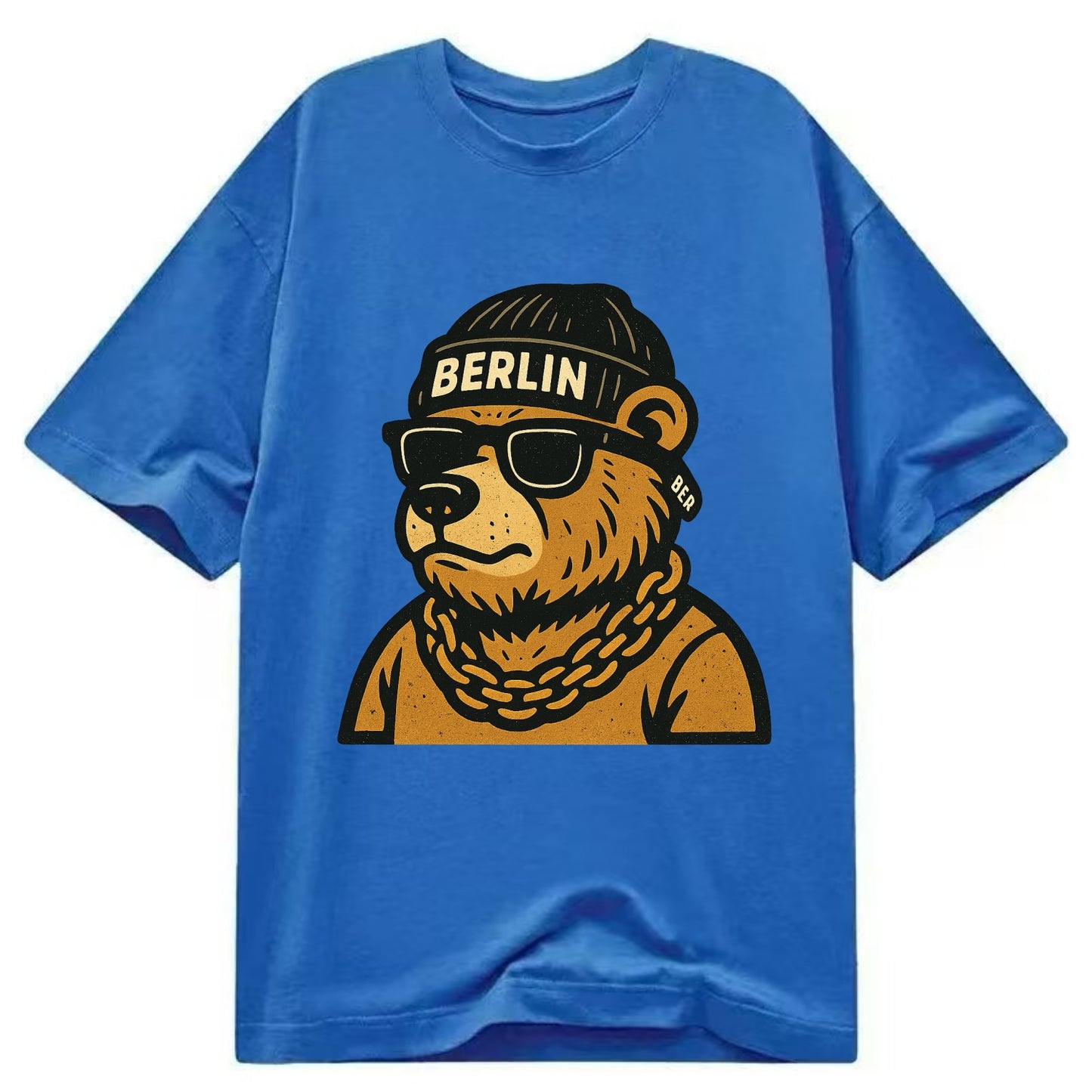 Berlin Bear - Classic T-shirt - Blue