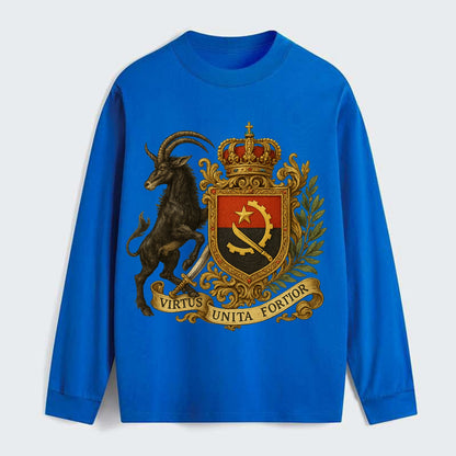 Angola Giant Sable Emblem - Classic Long Sleeve Shirt - Blue